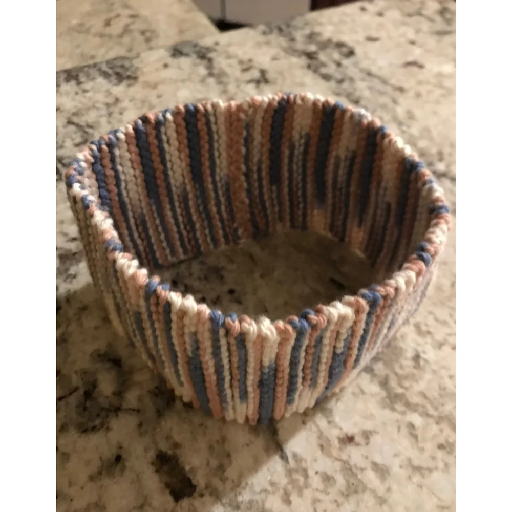 Hand Knitted Cotton Cowl for Medium Dogs
